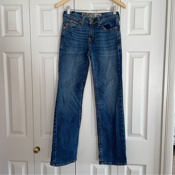 Ariat denim slim jean size 16/L30 - Picture 3 of 14